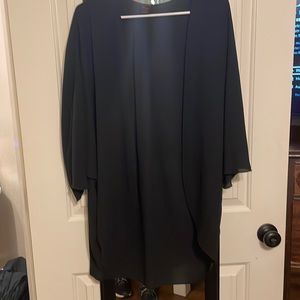 Black Sheer Kimono